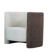 Modern Textured Fabric Armchair